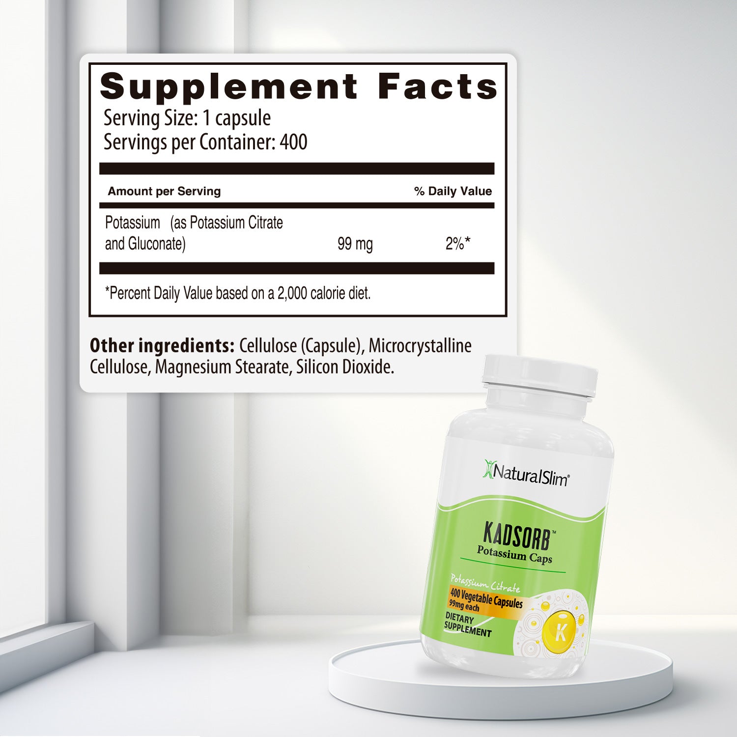 Kadsorb Potassium™ 400 Caps