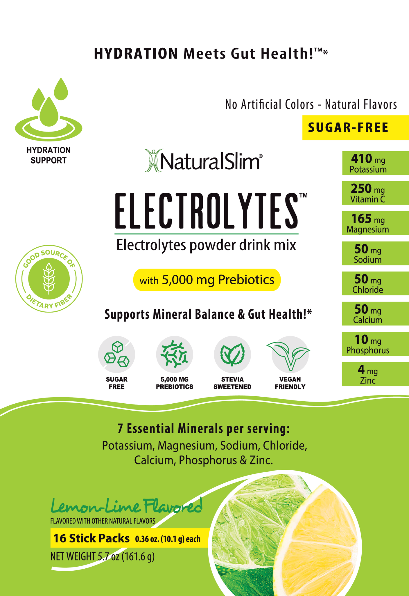 NaturalSlim Electrolytes™ Lemon-Lime