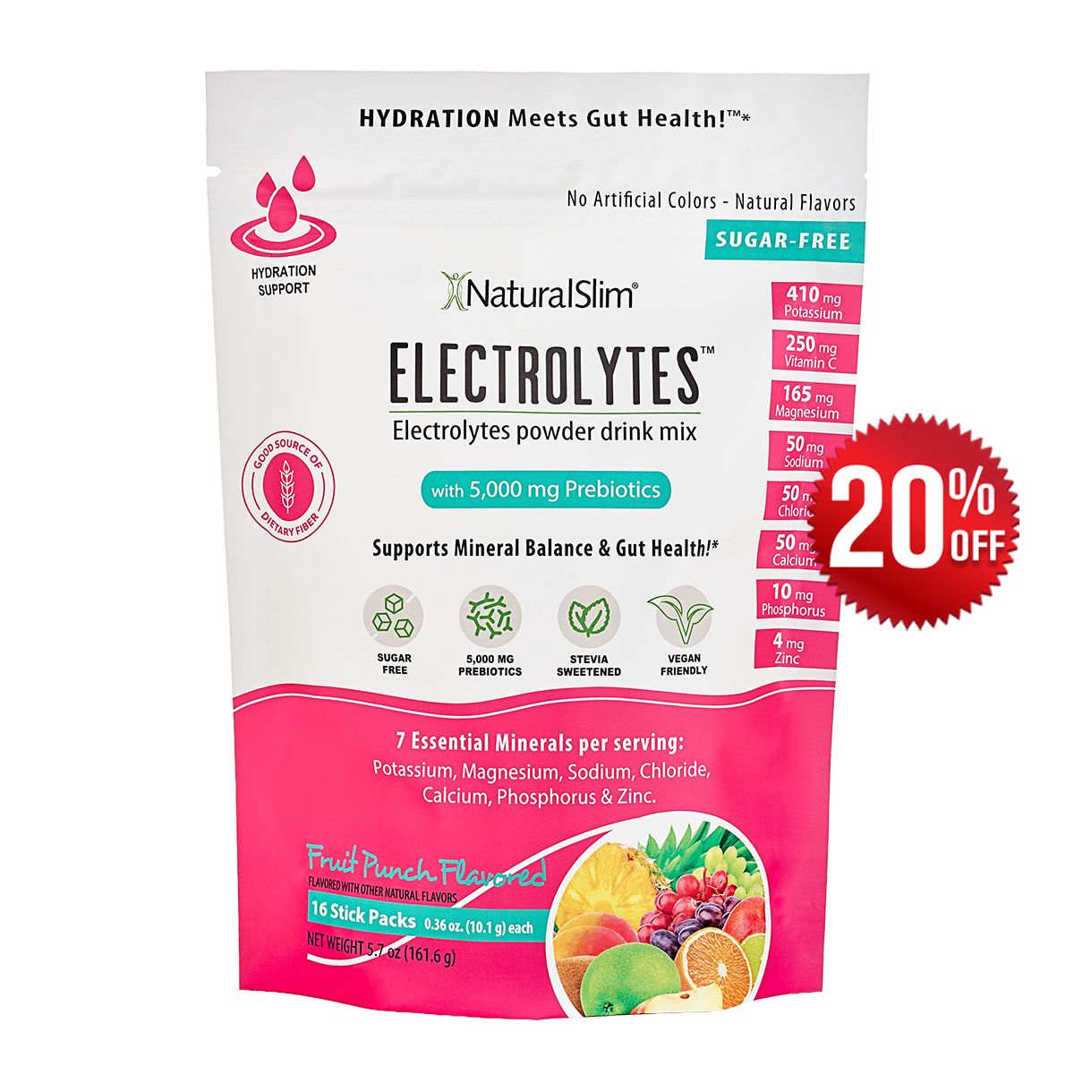 NaturalSlim Electrolytes™ Fruit Punch