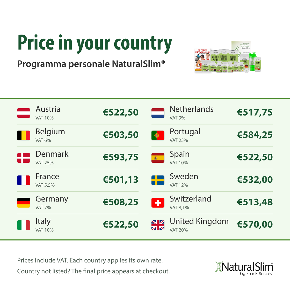 Price in your country: Programma personale NaturalSlim®