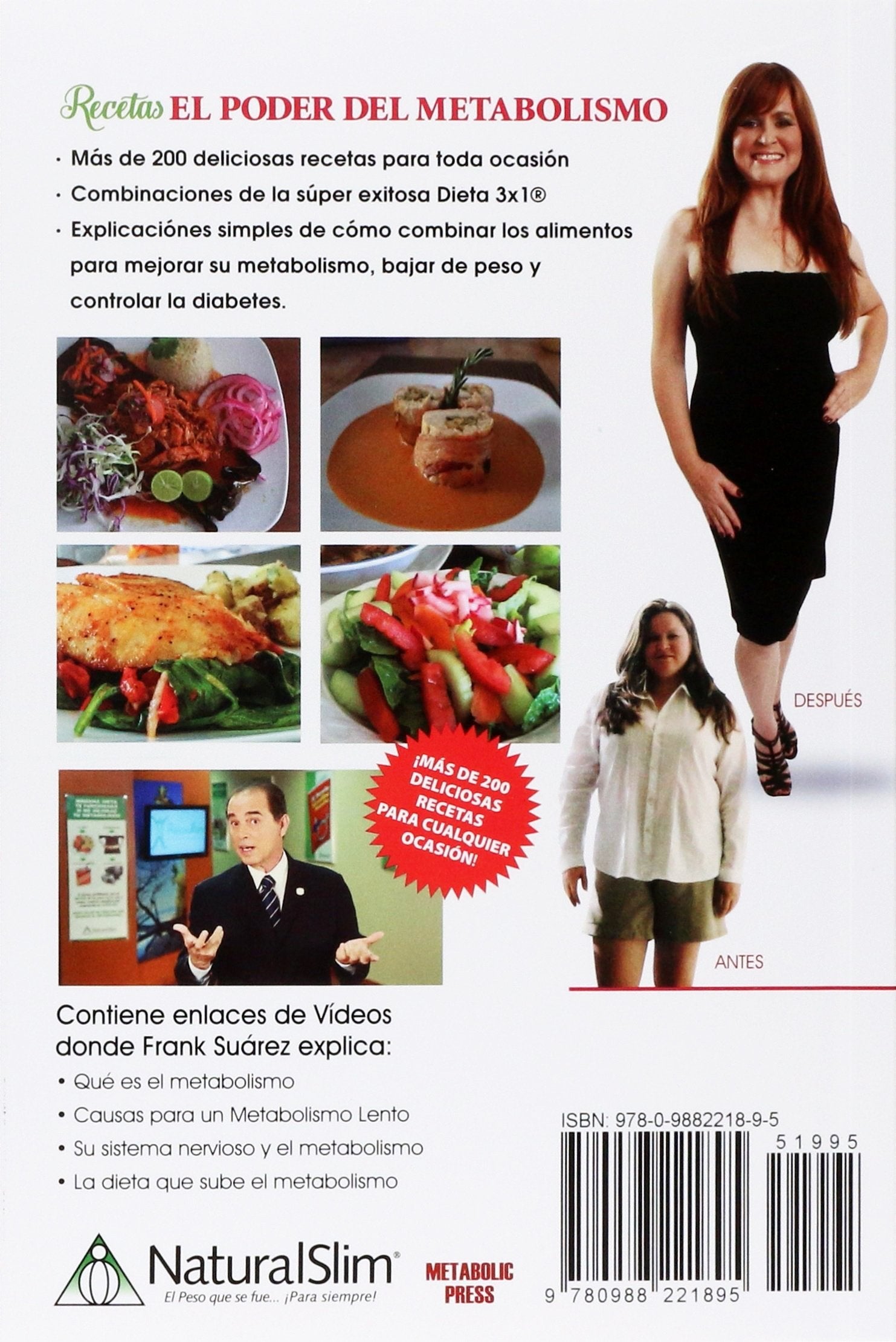 Recetas El Poder del Metabolismo por Frank Suárez - Spaanse versie