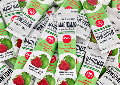 MAGICMAG® Stick Packs | Travel | Strawberry-Lime | Magnesium Citrate Supplement