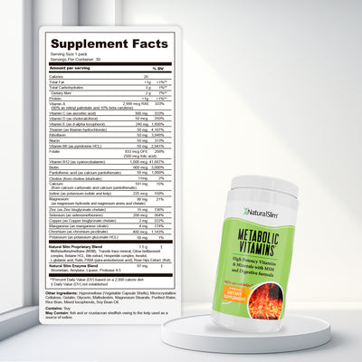 METABOLIC VITAMINS High Potency Vitamins for Metabolism, B-Complex with Niacin (B3) + Minerals - product detail
