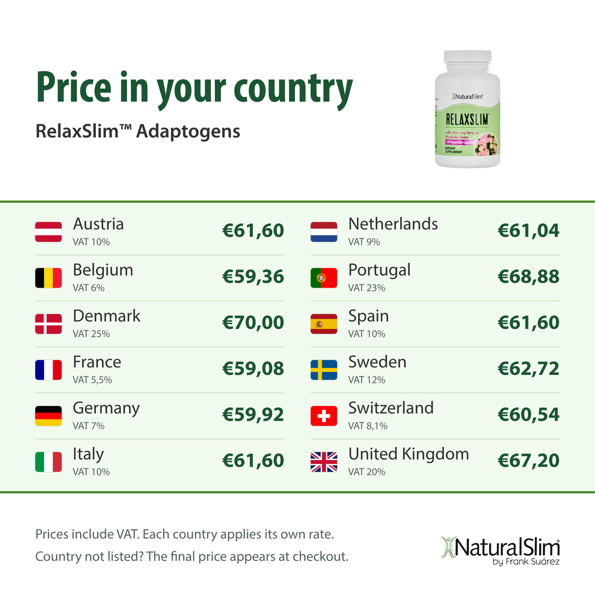 Price in your country: RelaxSlim™ Adaptogens